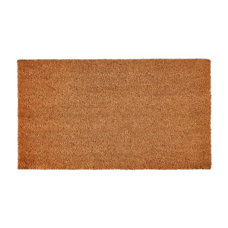 Brown - Front - Groundsman Natural Coco Coir Door Mat