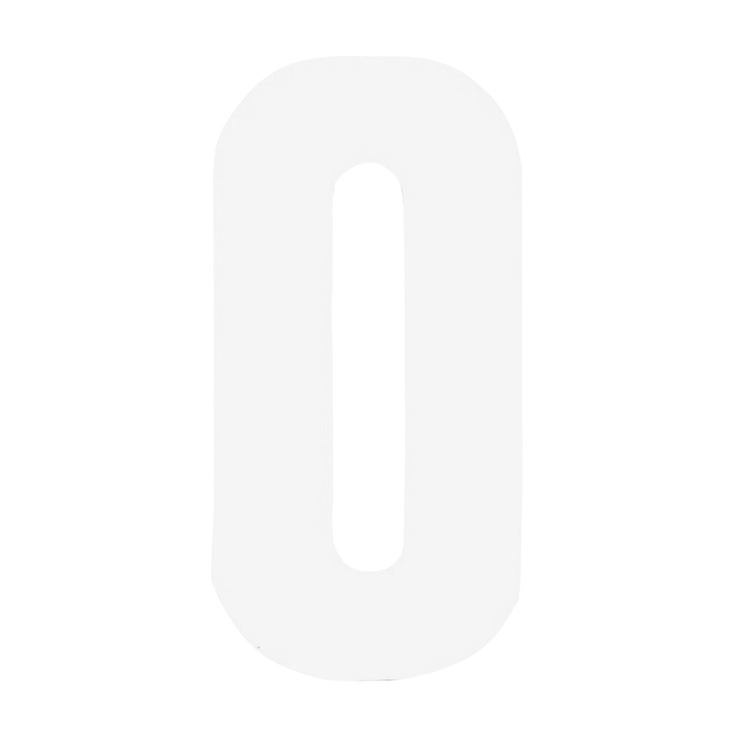 White - Front - Securit 0 Bin Number (Pack of 2)