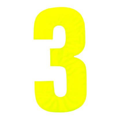 Yellow - Front - Securit 3 Bin Number