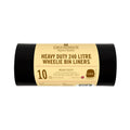 Black - Front - Groundsman Wheelie Bin Liners (Pack of 10)