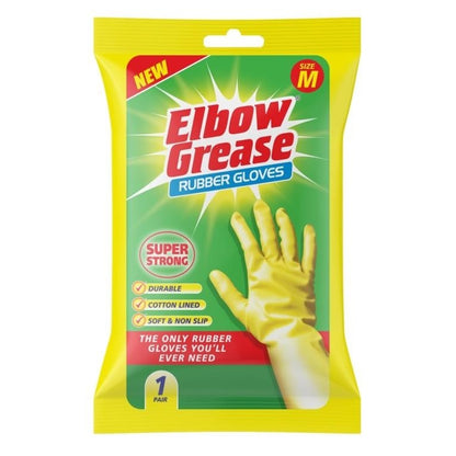 Yellow - Front - Elbow Grease Washing Glove