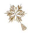 Antique Gold - Back - Premier Snowflake Tree Topper