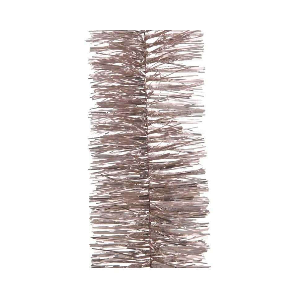 Blush Pink - Front - Kaemingk Tinsel Shiny Garland