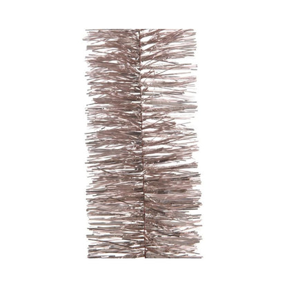 Blush Pink - Front - Kaemingk Tinsel Shiny Garland