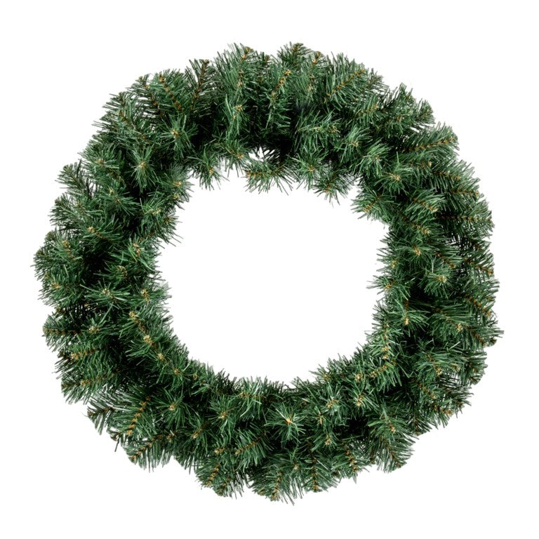 Green - Front - Premier Woodcote Spruce Wreath