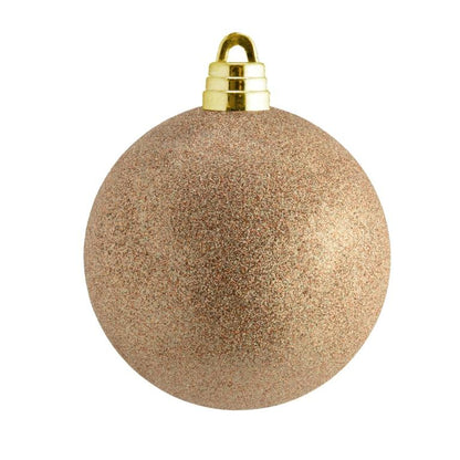 Rose Gold - Front - Davies Products Glitter Bauble