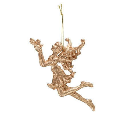 Rose Gold - Front - Davies Products Glitter Fairy Tree Decoration