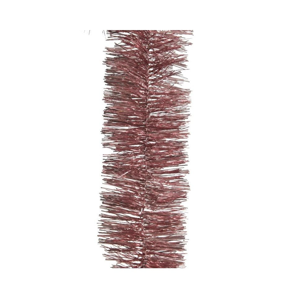 Pink - Front - Kaemingk Tinsel Shiny Garland