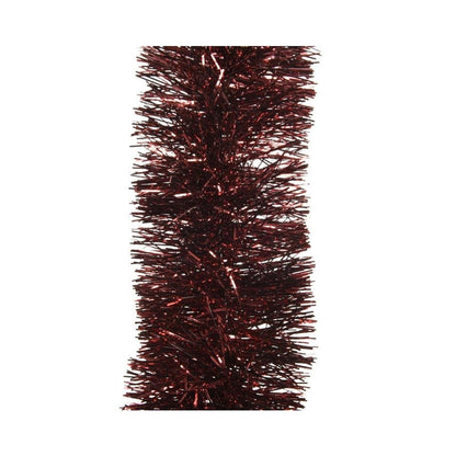Oxblood - Front - Kaemingk Tinsel Shiny Garland