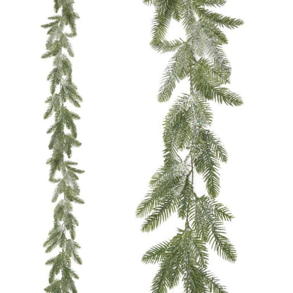 Green - Front - Davies Products Fir Garland
