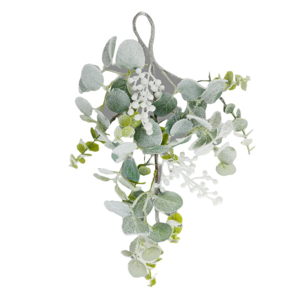 Green-White - Front - Davies Products Frosted Eucalyptus Hanger