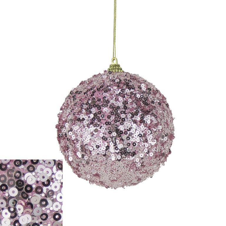 Blush - Front - Davies Products Sequin Bauble