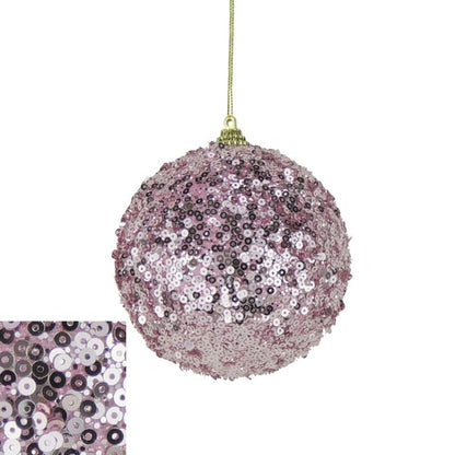 Blush - Front - Davies Products Sequin Bauble