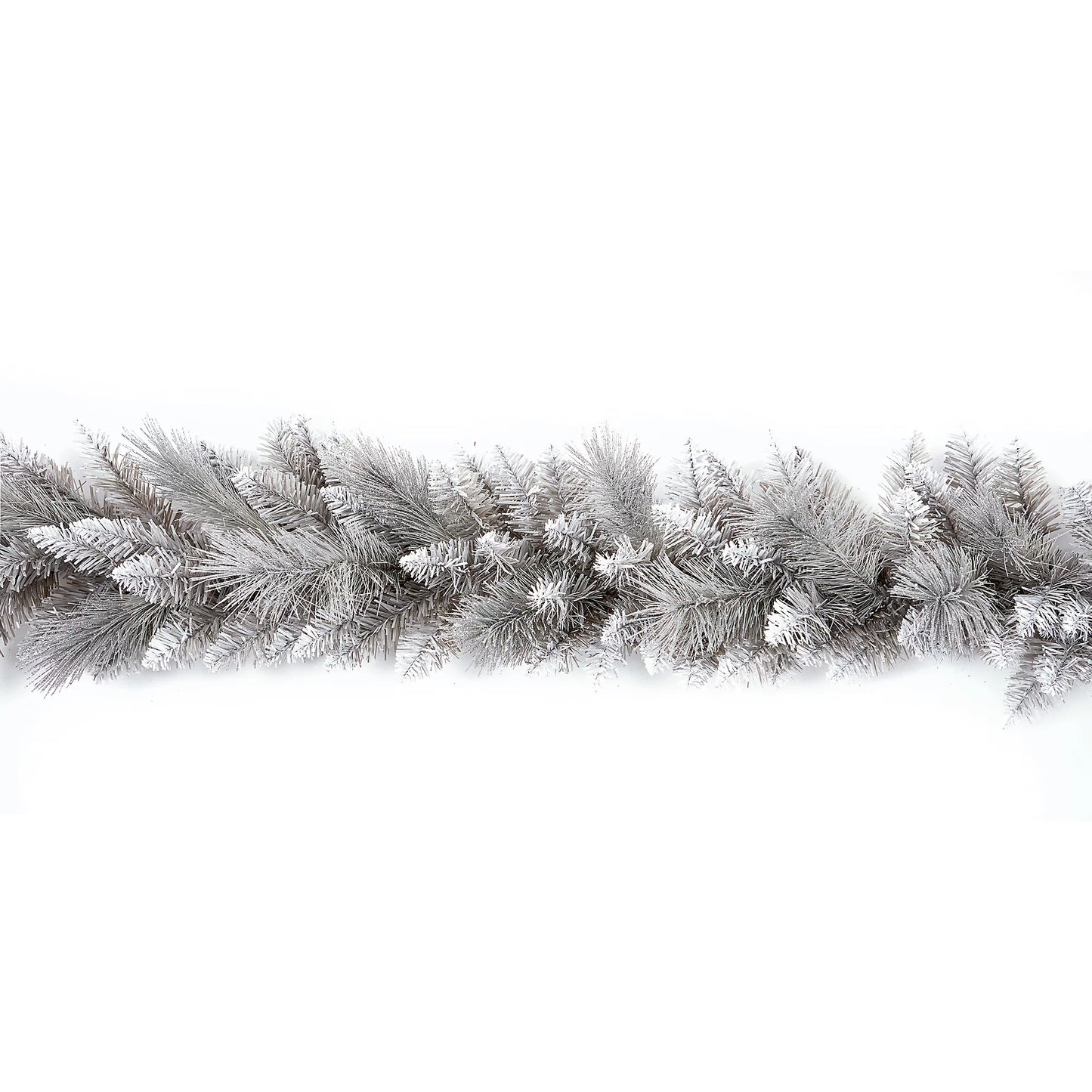 Silver - Front - Premier Tipped Garland
