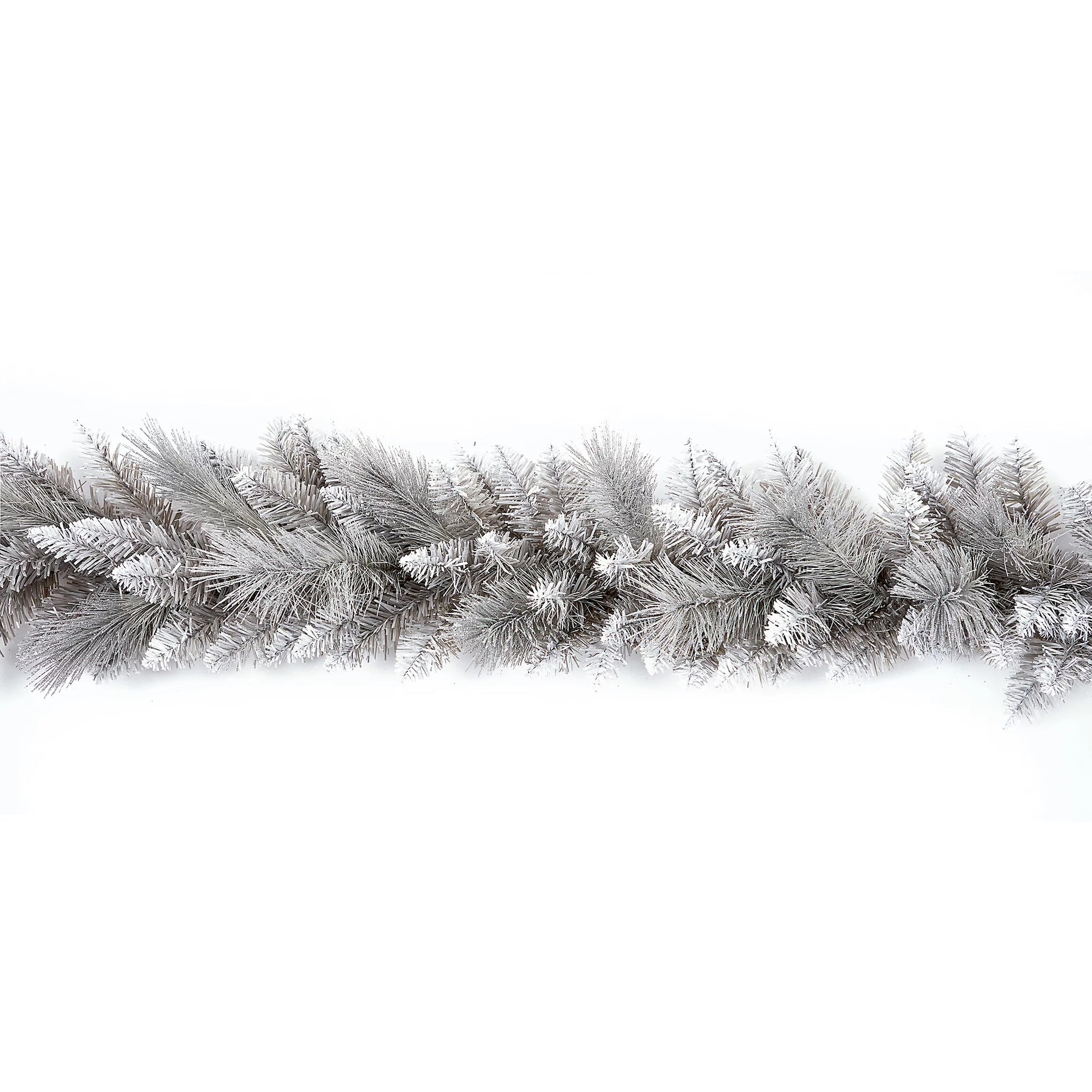 Silver - Front - Premier Tipped Garland