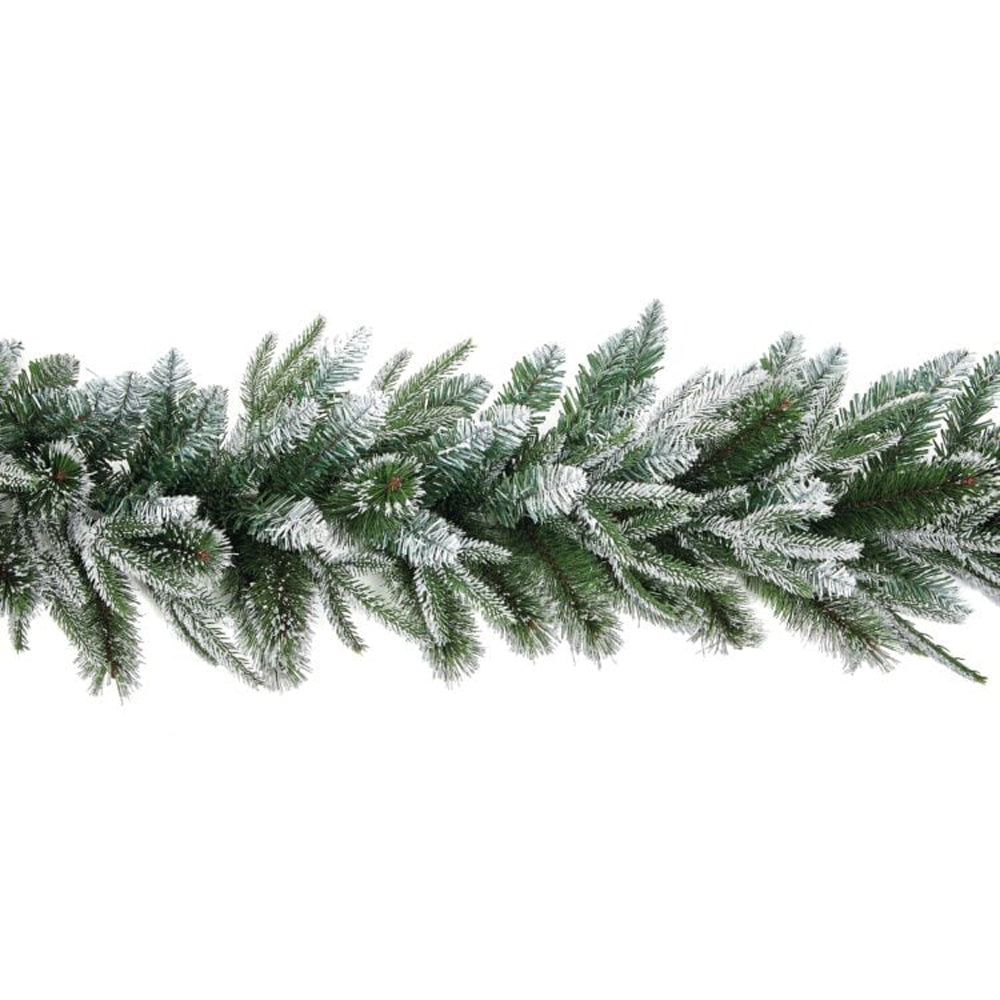 Dark Green-Silver - Front - Premier Fairmont Fir Garland