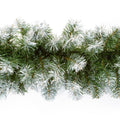 Green - Front - Premier Snow Tipped Artificial Garland