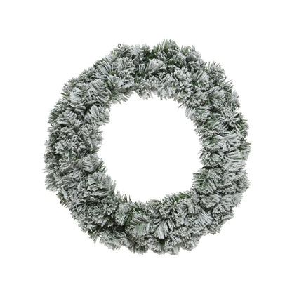 Green-White - Front - Kaemingk Imperial Christmas Snowy Wreath