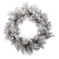 White - Back - Premier Snow Fir Wreath