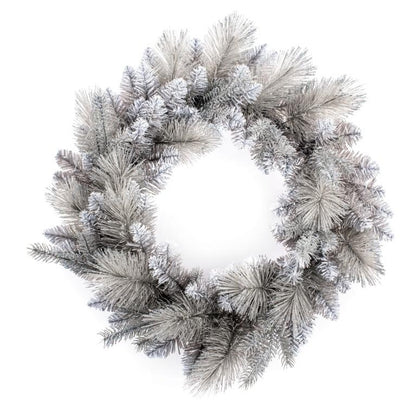 White - Front - Premier Snow Fir Wreath