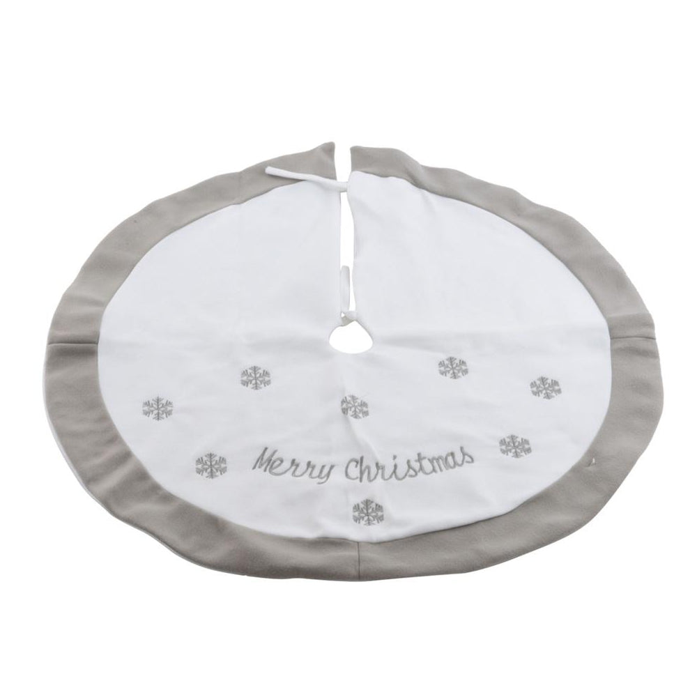 White - Front - Kaemingk Polyester Tree Skirt