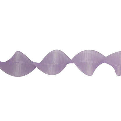 Lilac - Front - Davies Products Ruffled Ribbon