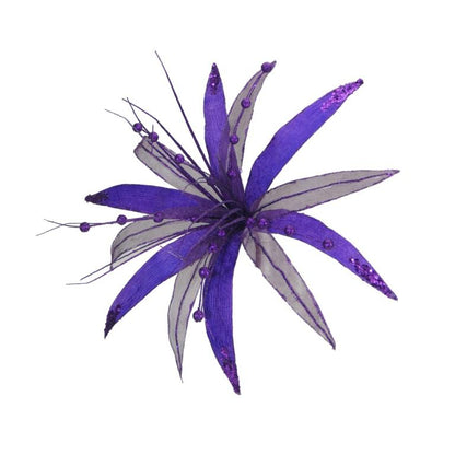 Purple - Front - Davies Products Super Flower Christmas Decoration