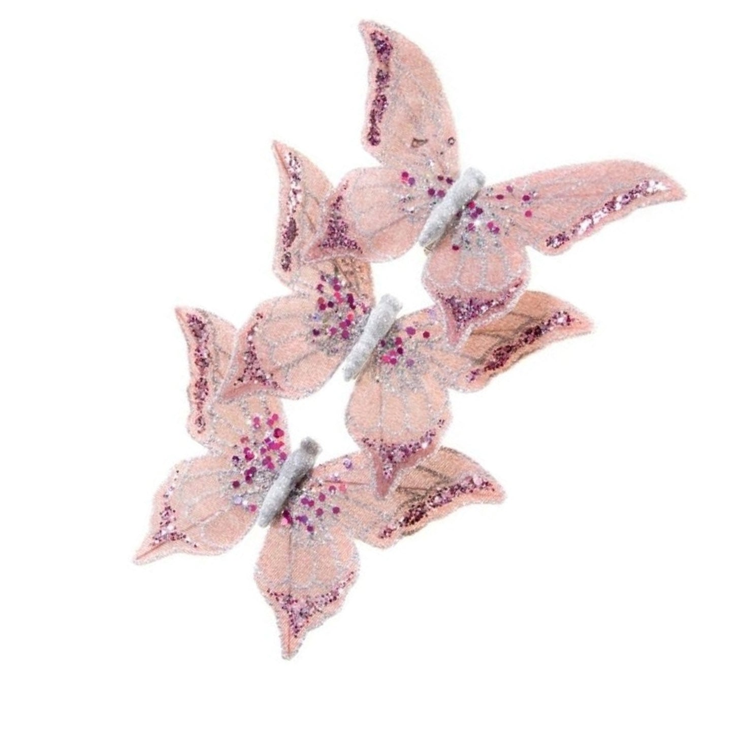 Burgundy - Back - Premier Butterfly Decoration (Pack of 3)
