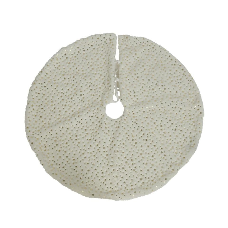 Off White - Front - Kaemingk Polyester Tree Skirt