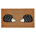 Brown-Black-White - Front - Groundsman Hedgehog Door Mat