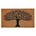 Brown-Black - Front - Groundsman Tree Of Life Door Mat