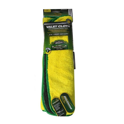 Yellow-Green - Front - Brookstone Valet Cleaning Cloth
