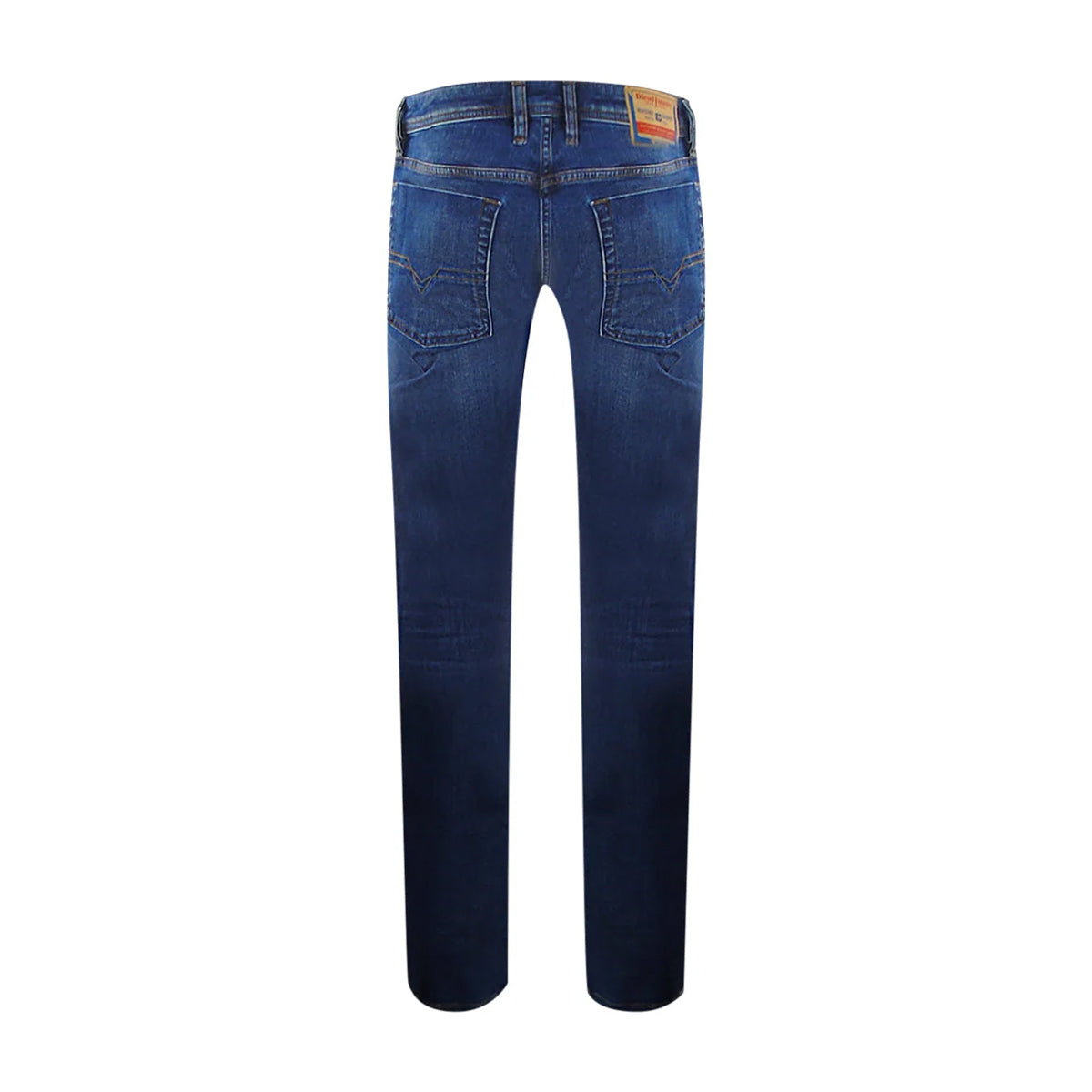 Blue - Back - Diesel Mens D-Sark Faded Jeans