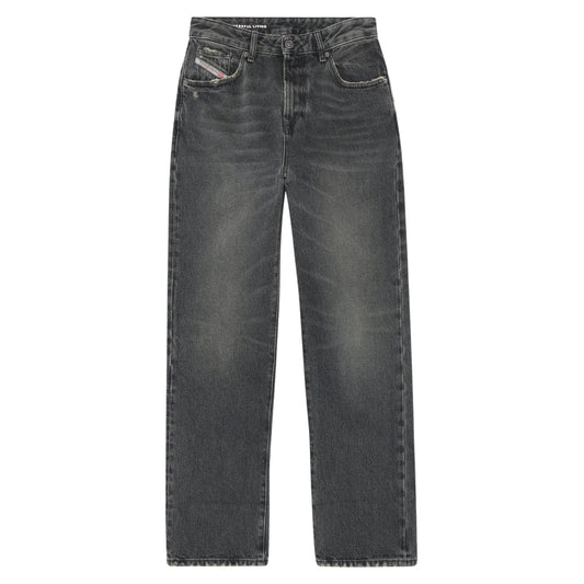 Black - Front - Diesel Mens D-Sark Faded Jeans