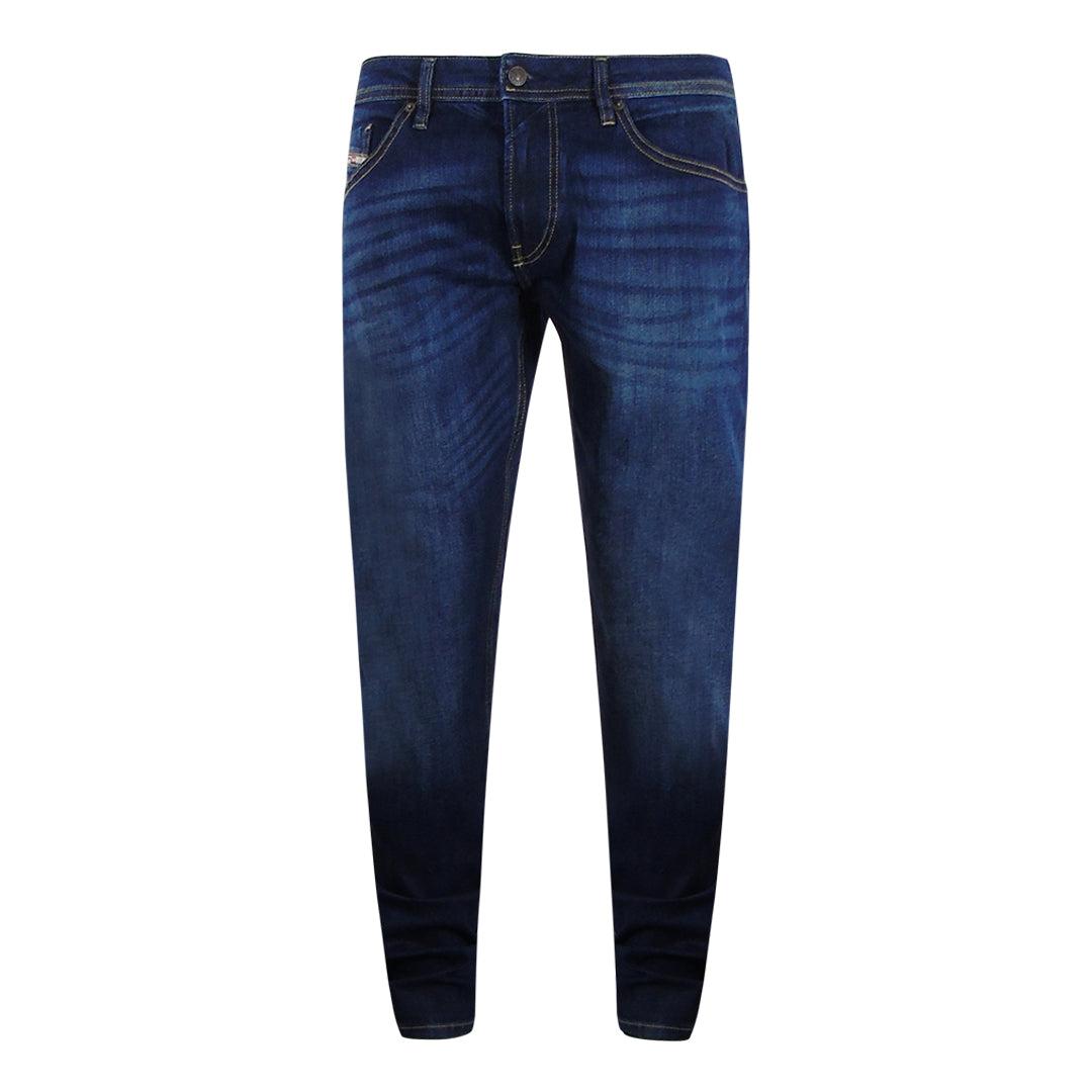 Blue - Front - Diesel Mens Buster-X Jeans