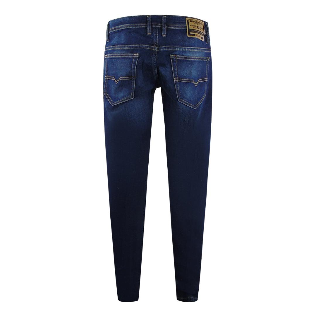 Blue - Side - Diesel Mens Buster-X Jeans
