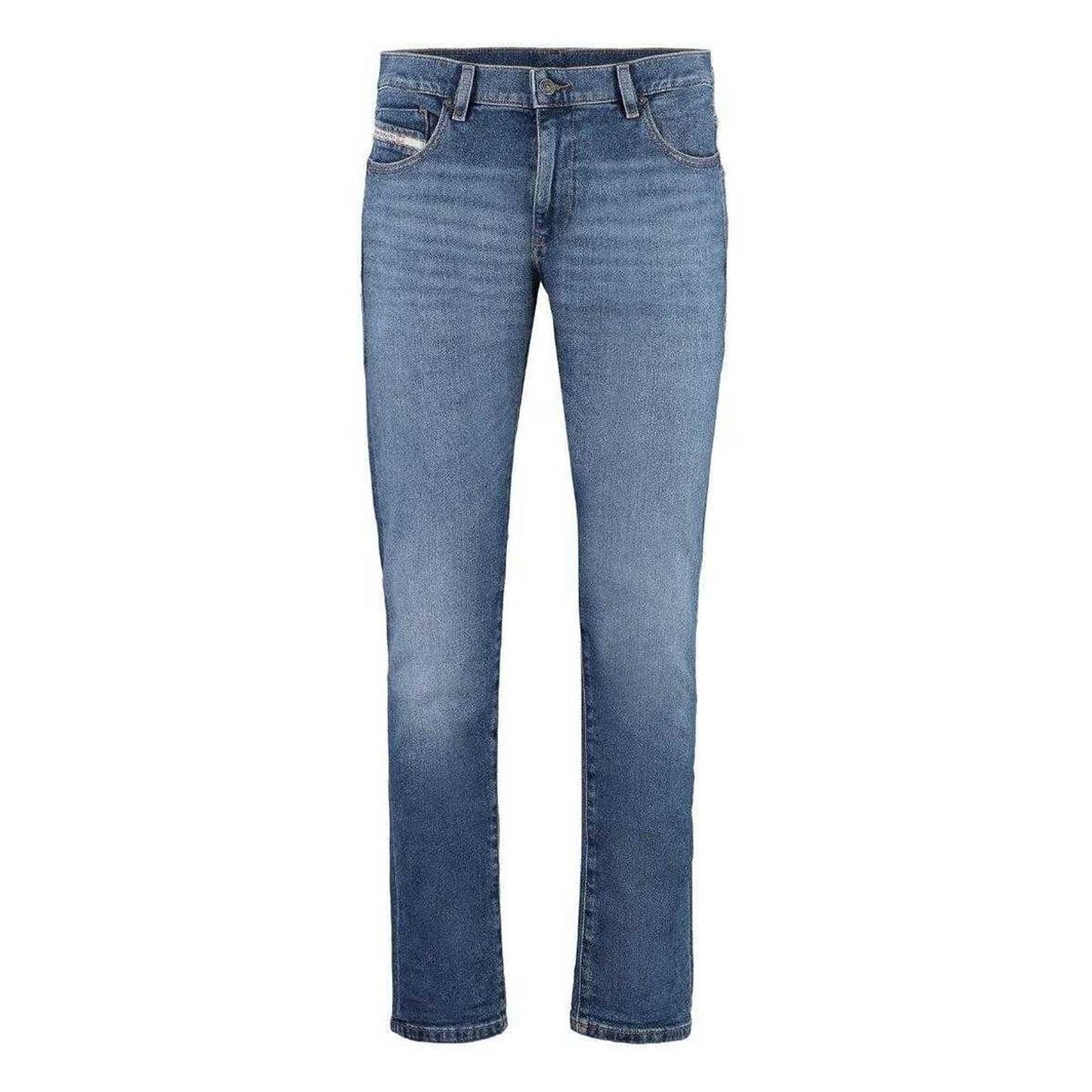 Blue - Front - Diesel Mens D-Strukt Jeans