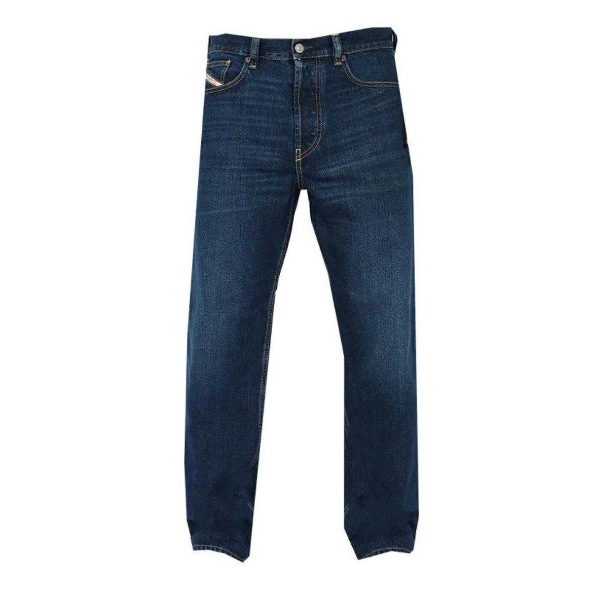 Blue - Front - Diesel Mens 2010 D-Macs Jeans
