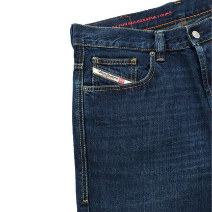 Medium Blue - Side - Diesel Mens 2010 D-Macs Jeans