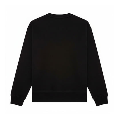 Black - Back - Diesel Unisex Adult Distorted Logo Sweatshirt