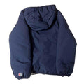 Blue-Beige - Back - Champion Childrens-Kids Hooded Half Zip Jacket