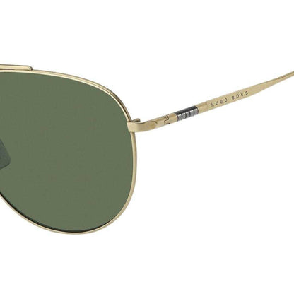 Gold-Green - Side - Hugo Boss Mens 1296 Sunglasses