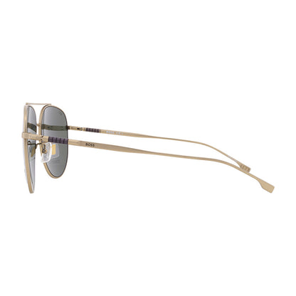 Gold-Green - Lifestyle - Hugo Boss Mens 1296 Sunglasses