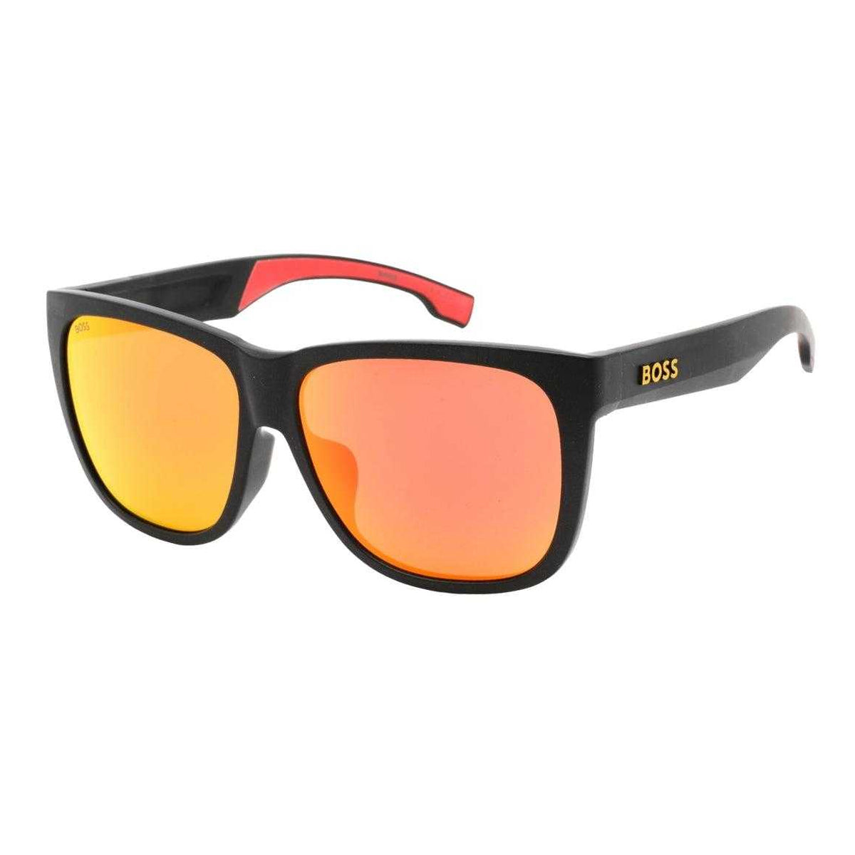 Black-Orange - Front - Hugo Boss Multilayer Lens Sunglasses
