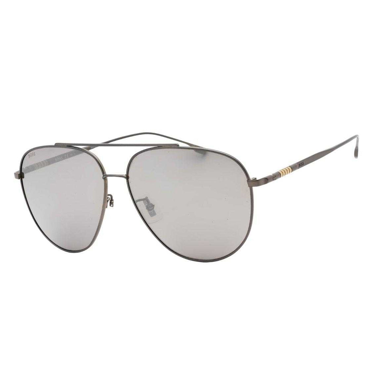 Silver - Front - Hugo Boss Unisex Adult Matte Sunglasses