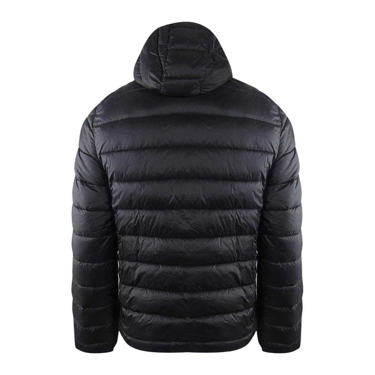 Black - Back - Ice Iceberg Unisex Adult Plain Padded Jacket