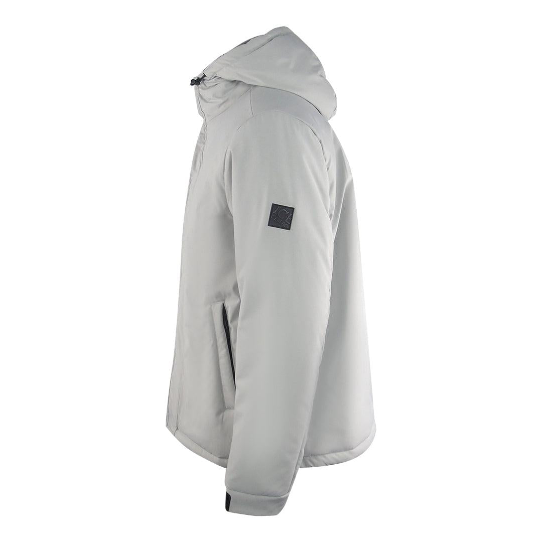 Grey - Lifestyle - Ice Iceberg Mens Plain Hooded Jacket