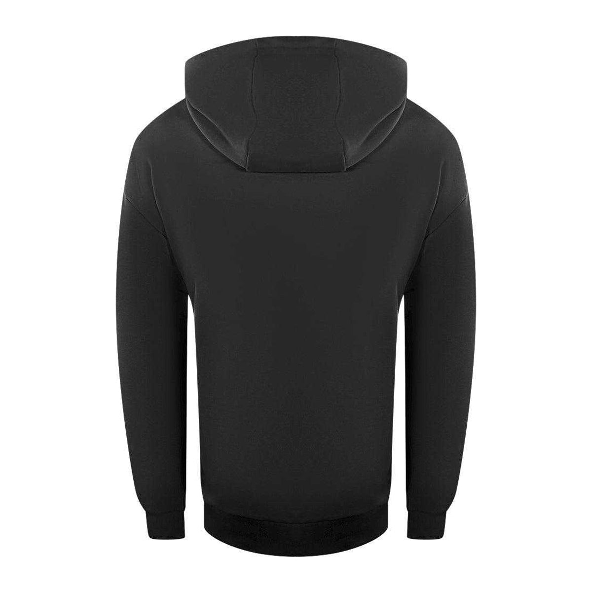 Black - Back - Ice Iceberg Mens Full Zip Hoodie
