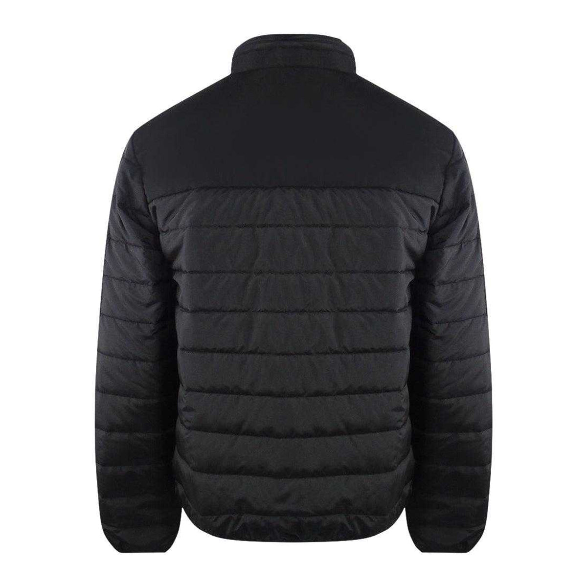 Black - Back - Ice Iceberg Mens Plain Padded Jacket