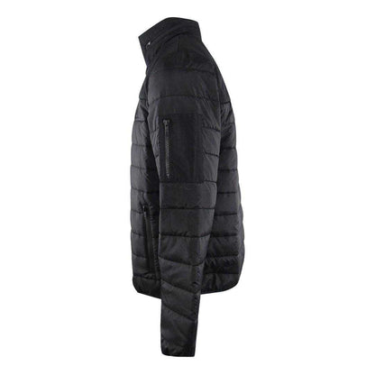Black - Side - Ice Iceberg Mens Plain Padded Jacket